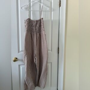 House of Harlow 1960 Checkered Jumpsuit